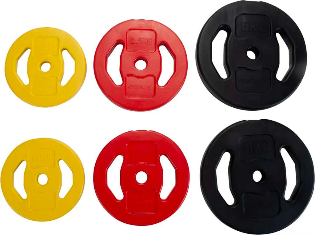 Haltères de musculation 20 kg Pure2Improve - Set de poids modulables - 5