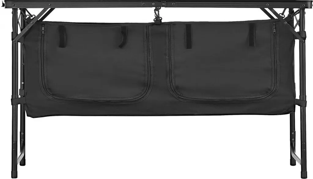 Table de cuisson camping pliante pour barbecue - Cuisine mobile noire - 10