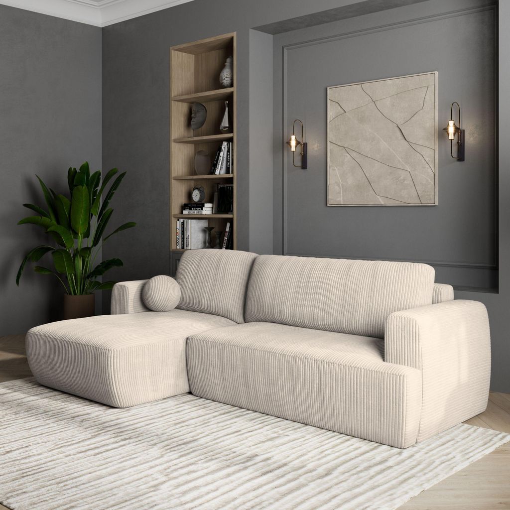 Masseno Ecksofa SENTI P L-S mit Schlaffunktion L-Form, Sofa Produktbild 