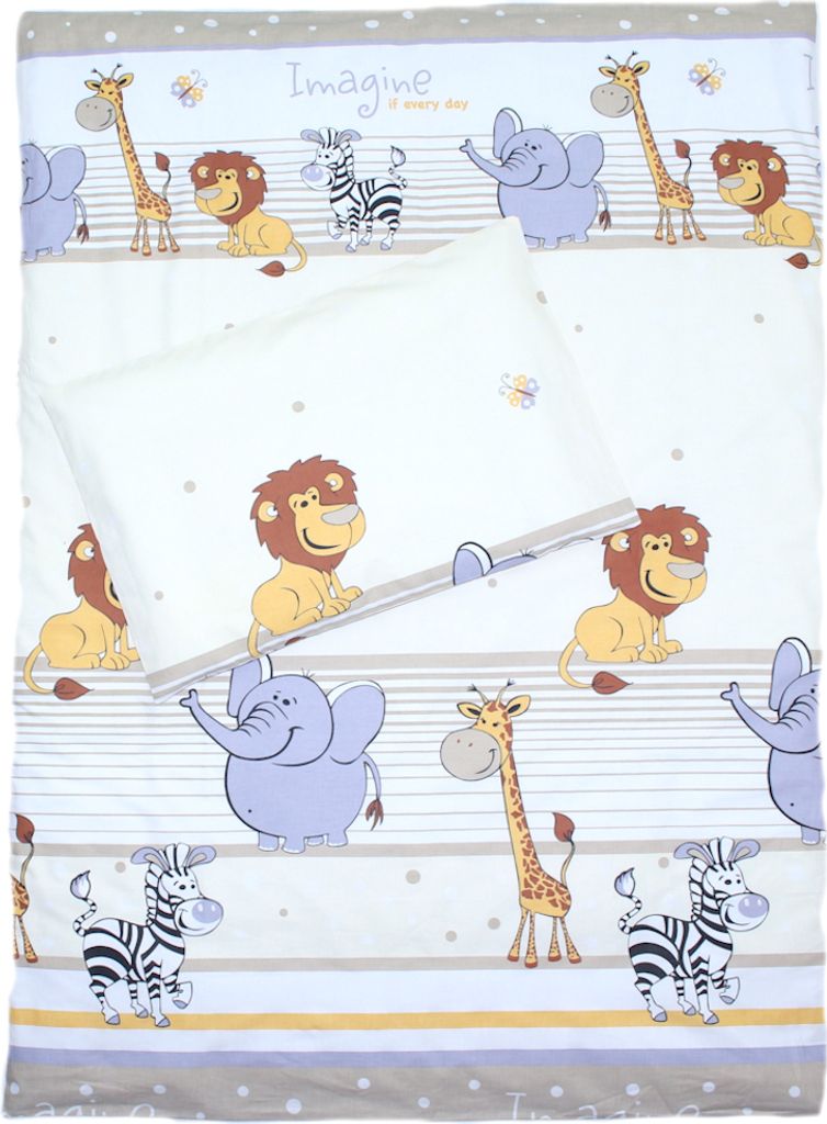 2 teilige Baby Kinder Bettwäsche 100% Baumwolle - Primawela Produktbild 