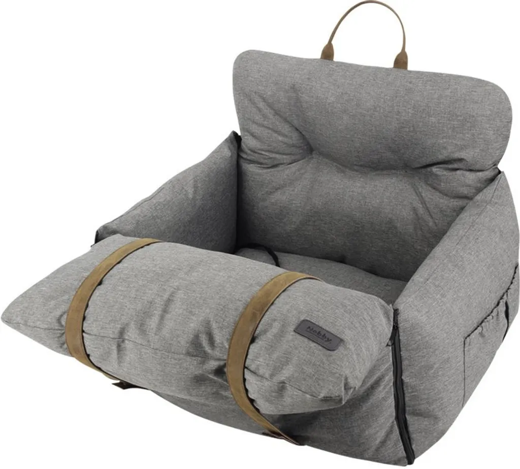 Lit de voyage Nobby BENA gris 60x50x43 cm pour chien et chat confort