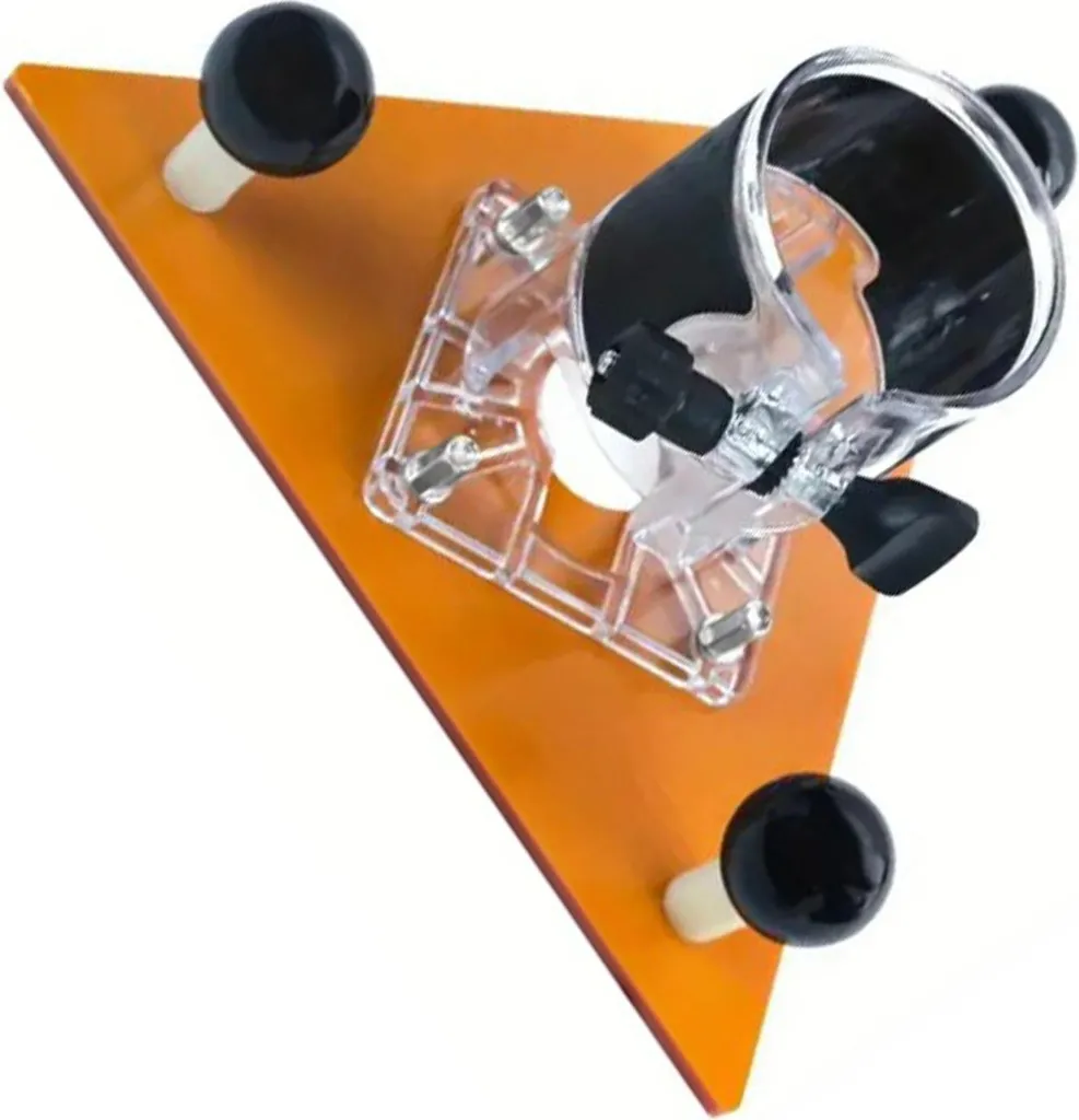 Plaque d'équilibrage ABS pour chanfreinage, base stable 65mm robuste