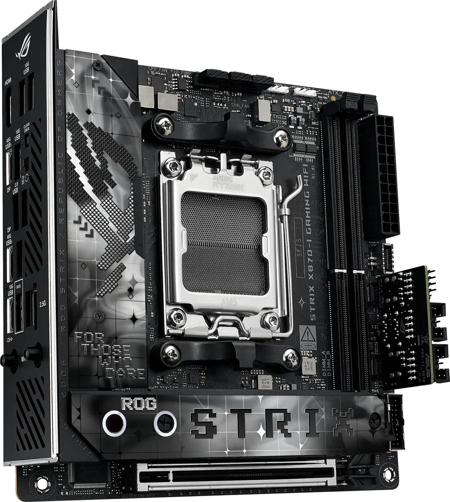 ASUS ROG STRIX X870-I Carte Mère AM5 Idéale pour PC Gaming Compact