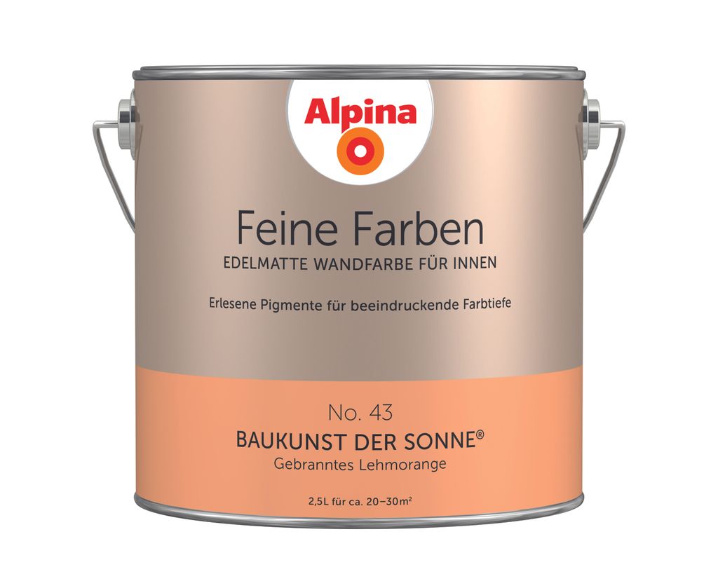 Alpina Feine Farben Wandfarbe No. 43 Baukunst der Sonne - Produktbild 