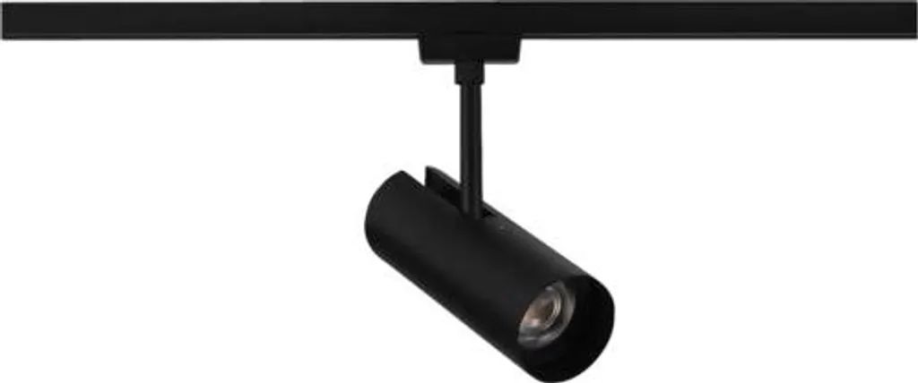 Spot URail Theron Noir 11W : Éclairage Dimmable sans Variateur Mural