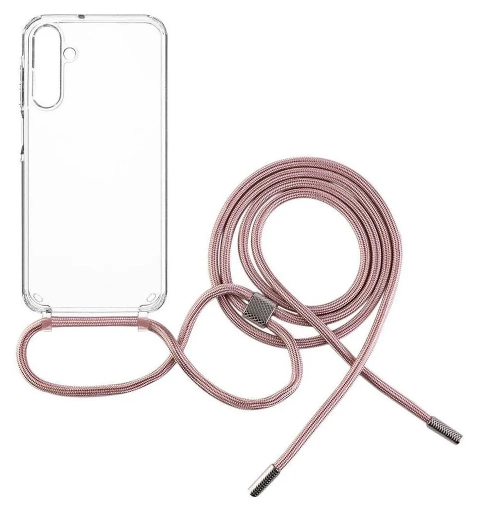 Custodia per Galaxy A35 5G con Laccio Rosa: Sicurezza a Mani Libere
