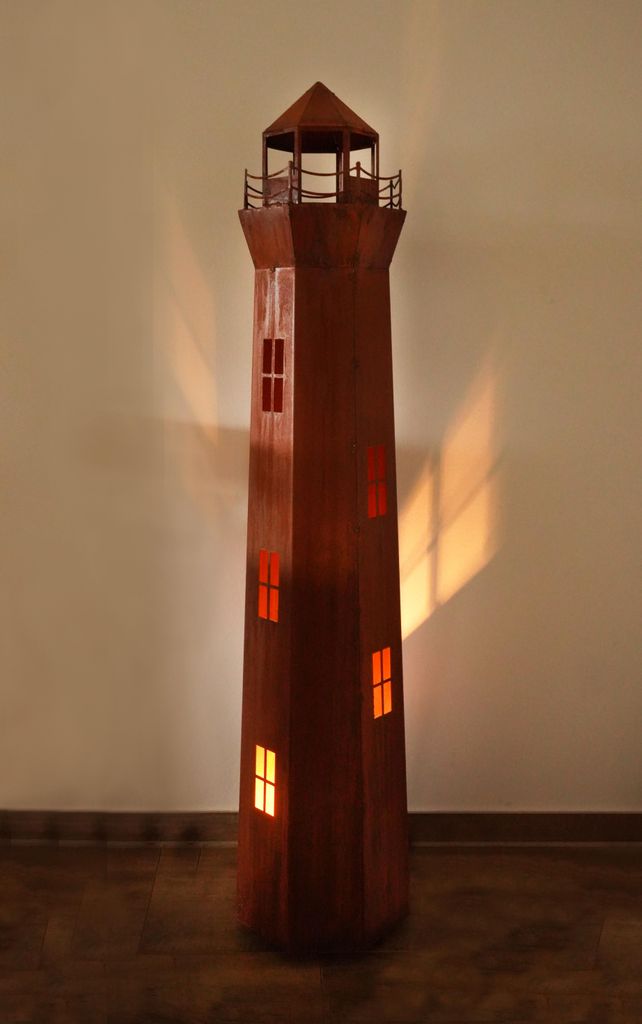 Badeko Turm ,,Leuchtturm“ in Edelrostoptik
