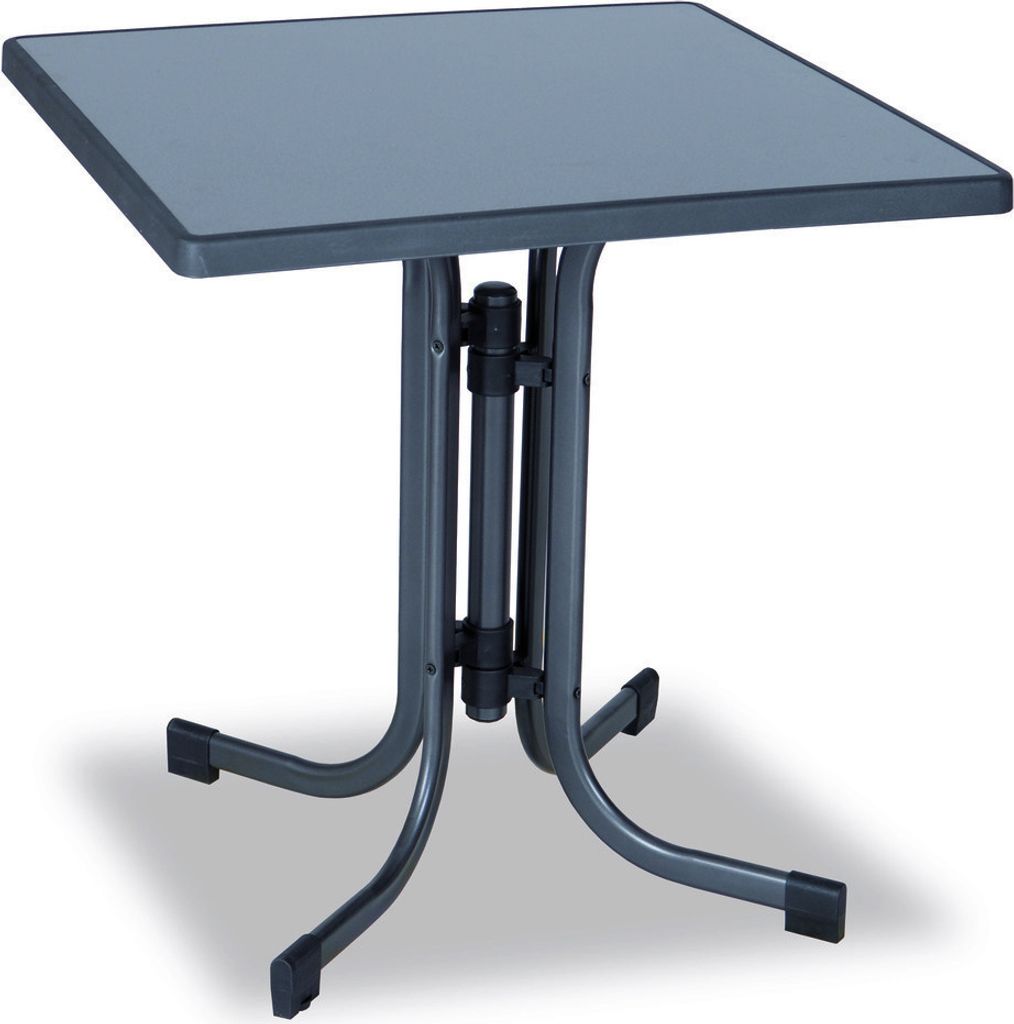 DAJAR Pizarra Gartentisch 70 x 70 cm, Metall 127/15