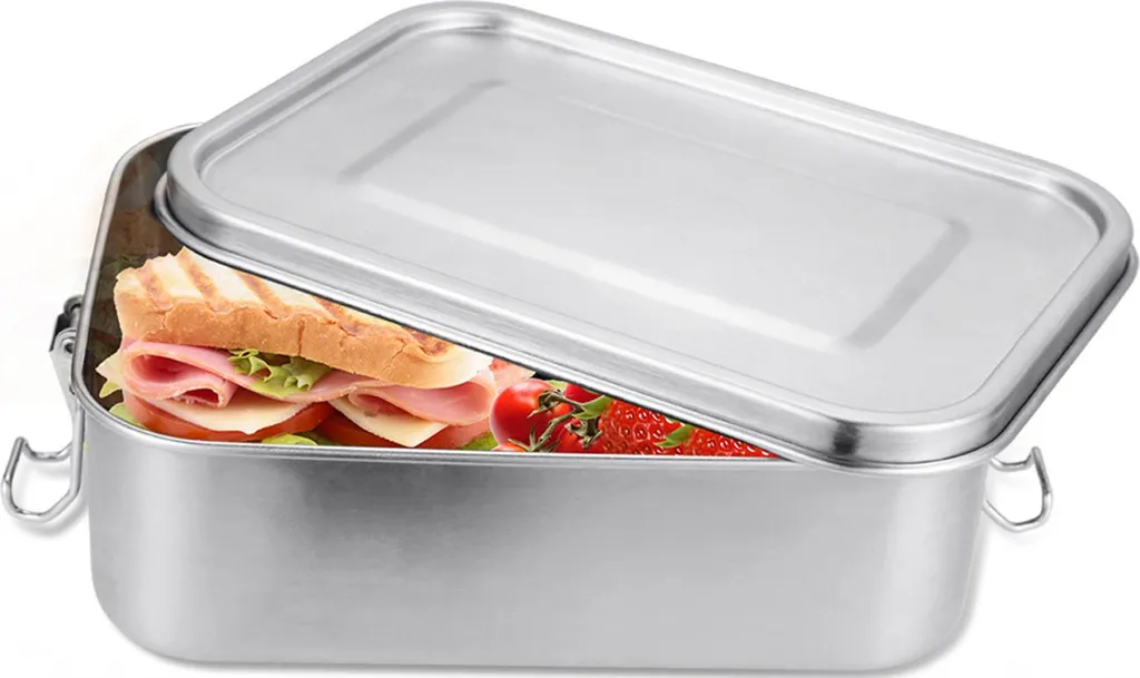 Wolketon Lunch Box Inox 1200ml BPA Free - Contenitore Ermetico Qualità