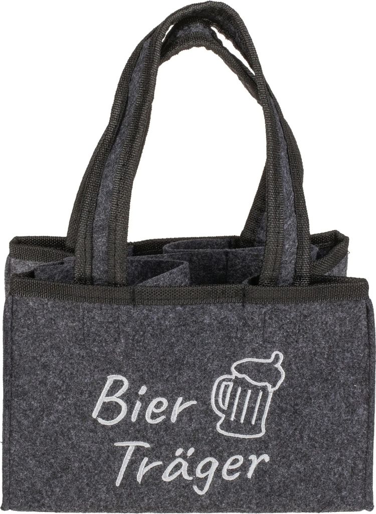 Herrenhandtasche Bierträger Flaschentasche Männerhandtasche Bier 6er Träger