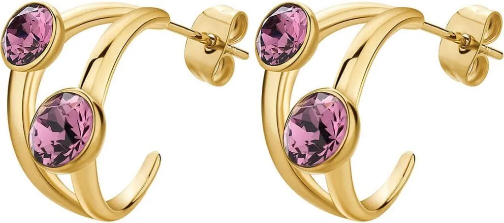 Boucles d'oreilles Affinity BFF171 avec cristaux à reflets scintillants