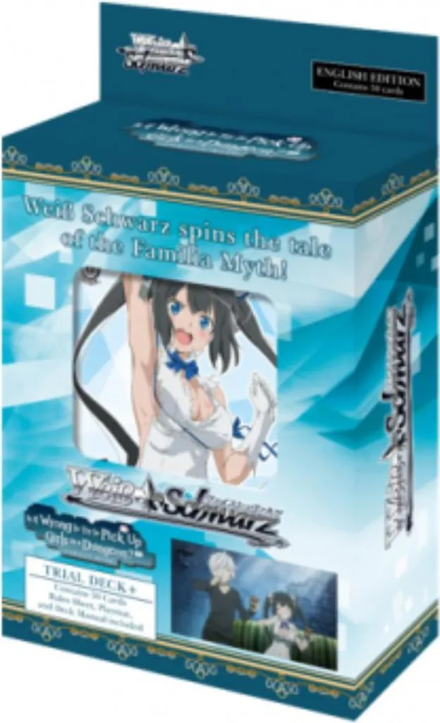 Trial Deck Weiss Schwarz DanMachi Cartes de Jeu à Collectionner Scellé