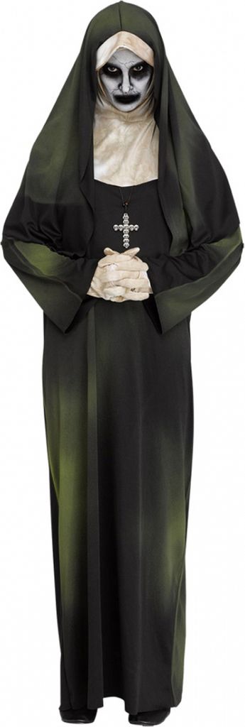 Verdammte Geister Nonne Kostüm als Halloween Verkleidung Größe: One Size