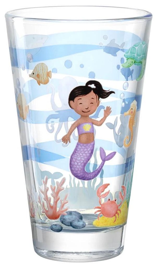 LEONARDO Trinkglas BAMBINI AVVENTURA 300 ml Meer mehrfarbig Produktbild 