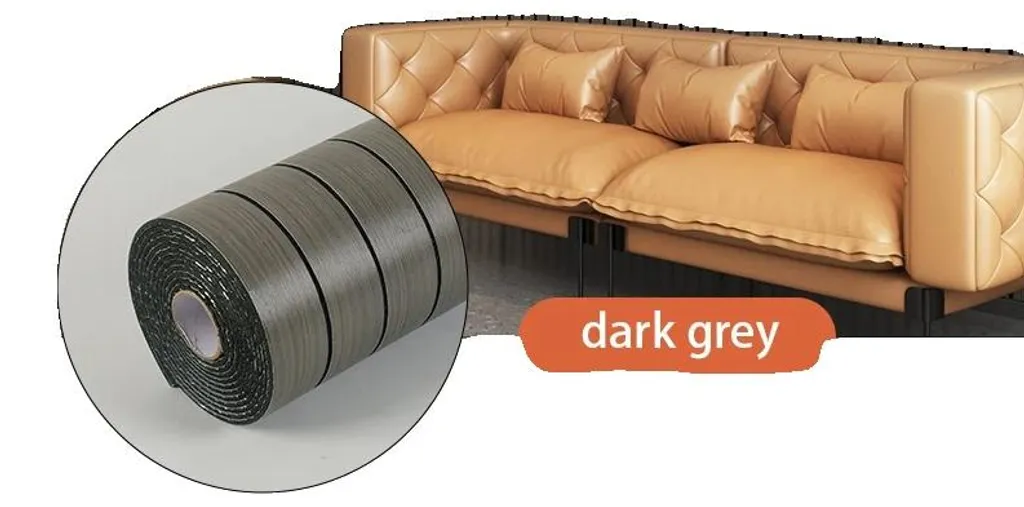 Papier peint gris foncé autocollant imperméable et facile à installer
