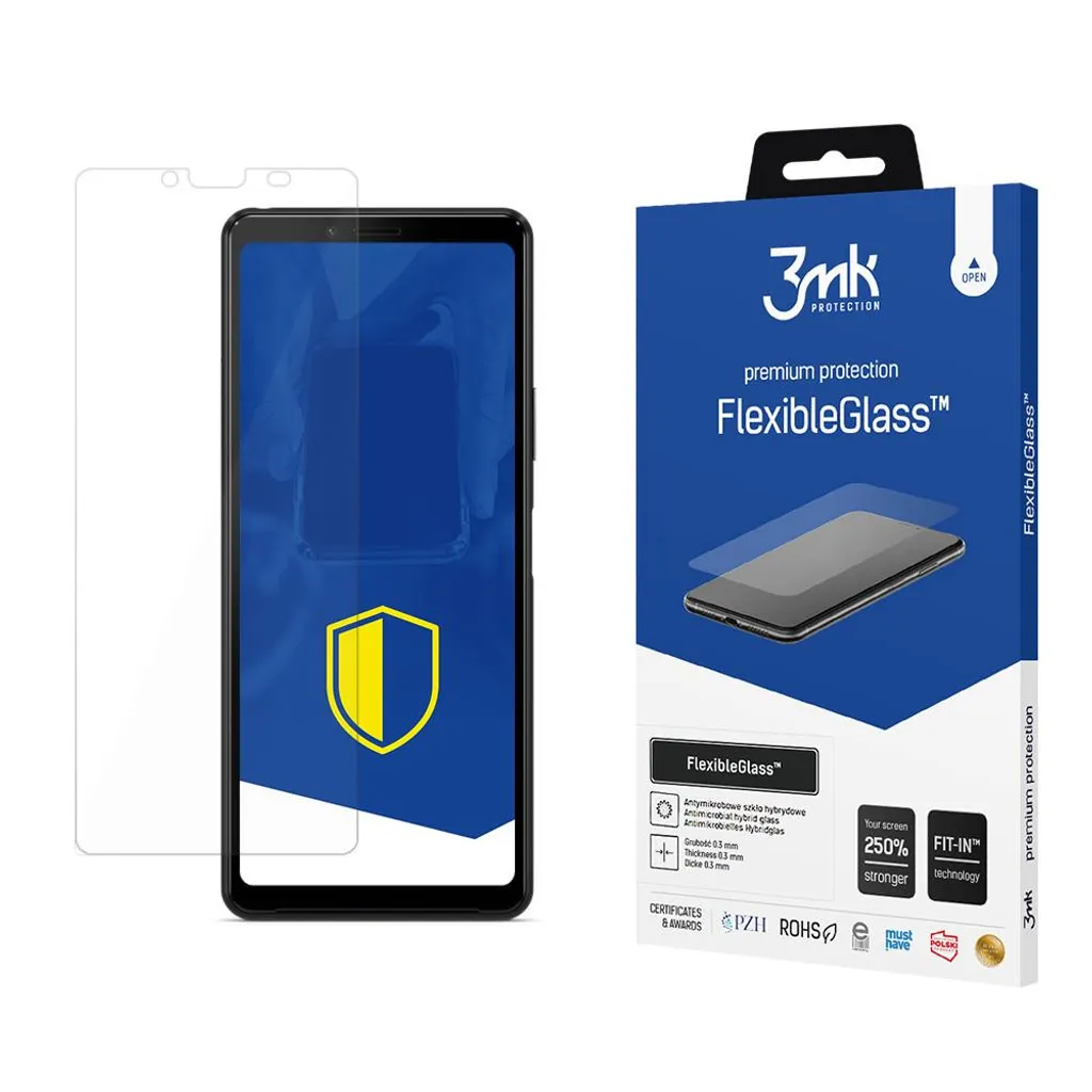Vetro Ibrido 3mk FlexibleGlass Sony Xperia 10 II - Protezione 250%