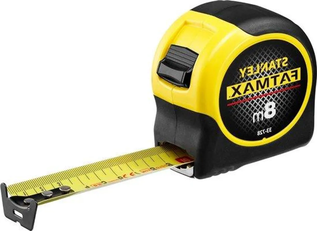 Mètre à ruban Fatmax 8m incassable, ruban Mylar contre l'usure des mesures