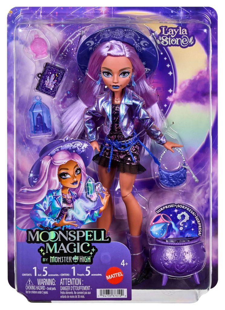 Monster High JMB90, Lalka modowa, Damski, 4 lat(a), Zdjęcie produktu 