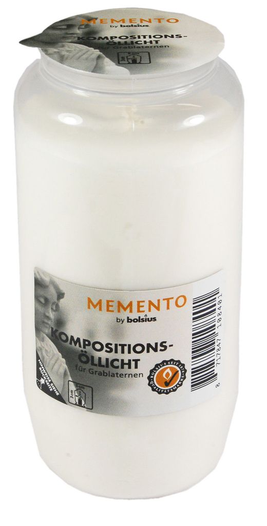 Lampe à huile de composition n° 7, blanche Image du produit 