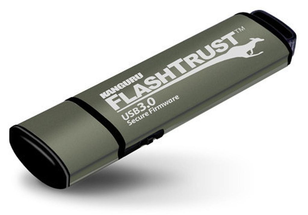 Kanguru FlashTrust USB 3.0 32GB USB-Stick USB Typ-A 3.2 Gen 1 (3.1 Gen 1) Grau (WP-KFT3-32G)