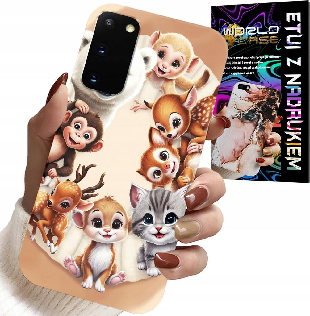 Fall Für Samsung Galaxy S20 - Rucksack Für Kinder Im Wald Tiere Fall