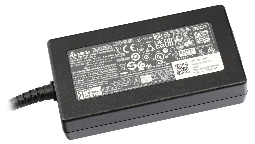 Chargeur 100W USB-C Delta ADP-100XB alimentation rapide PC Mac
