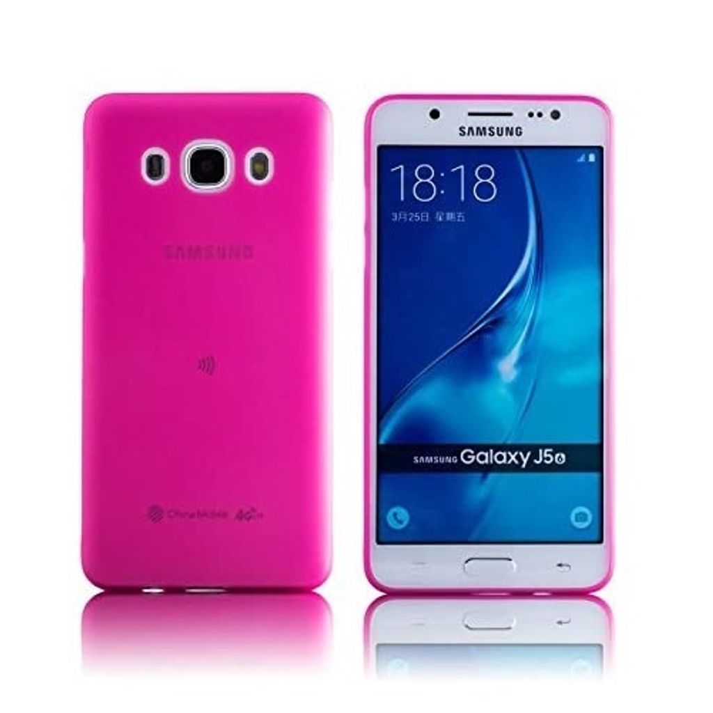 Ultra Slim Soft Cover Pink für Samsung Galaxy J5 2016