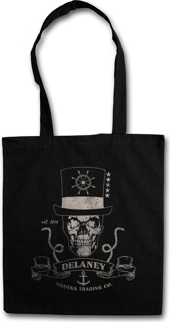 Urban Backwoods Delaney Nootka Trading Co., Stofftasche, Farbe: Schwarz