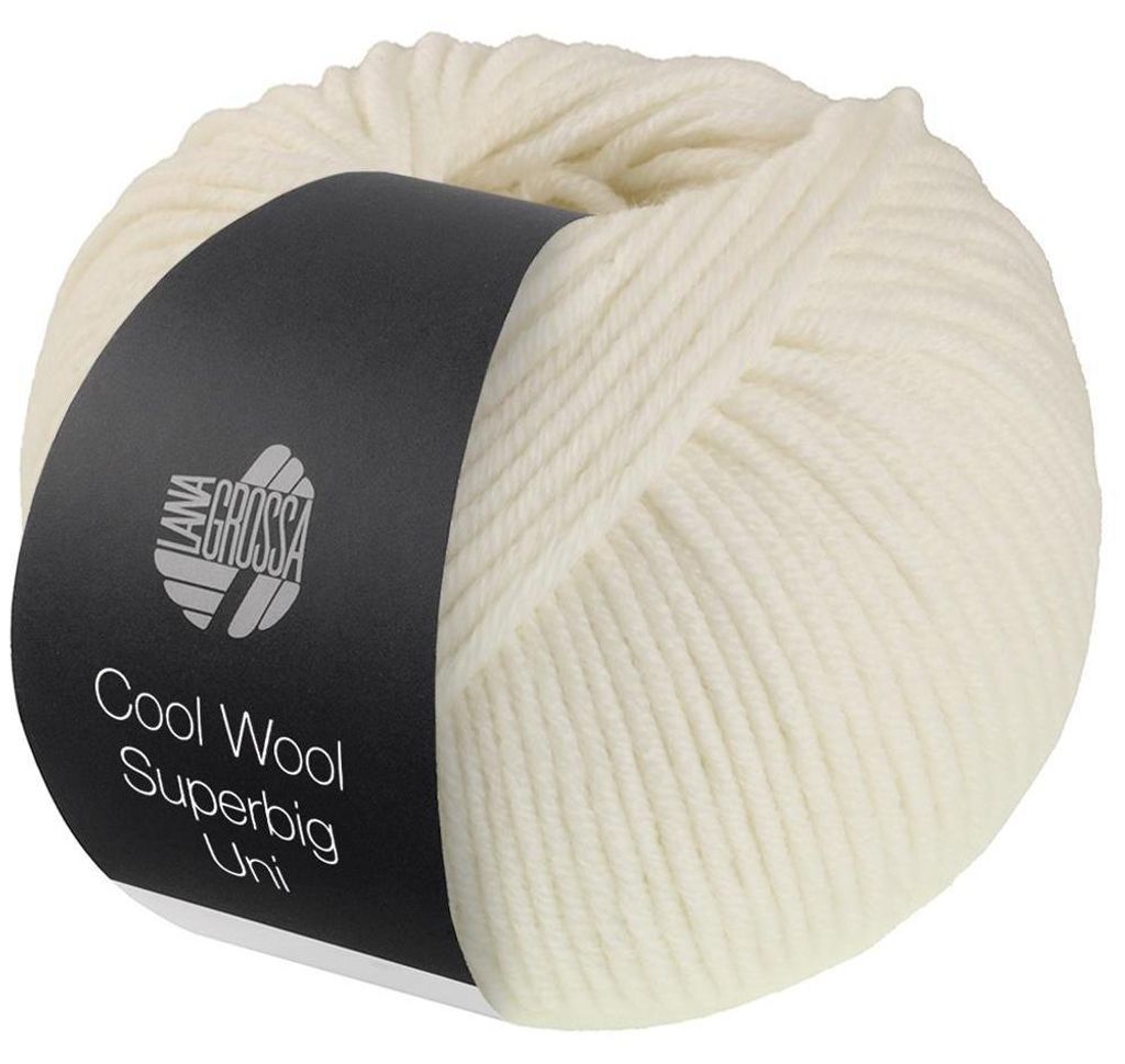 Lana Grossa - Cool Wool Superbig 0034 weiß Produktbild 
