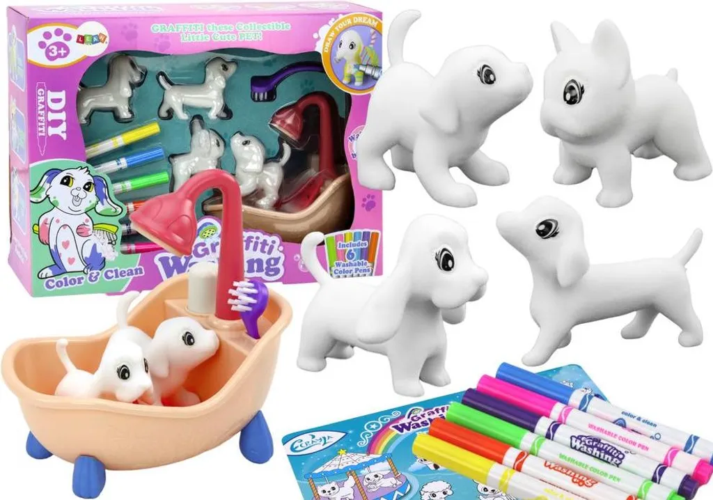 Nécessaire de toilettage canin complet avec brosse et accessoires