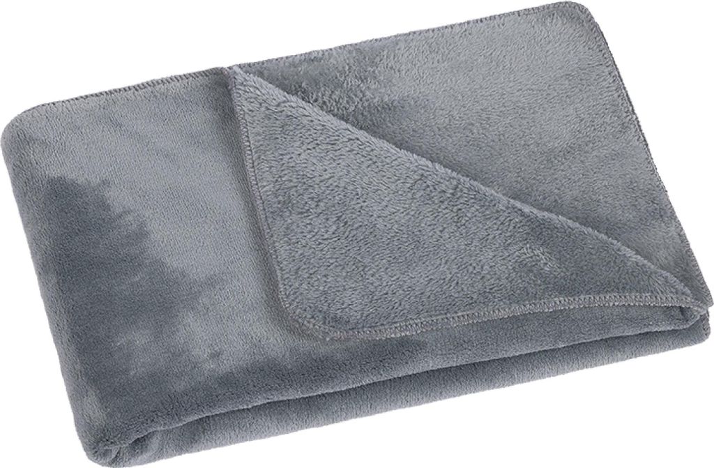 Kocyk Korall micro - Szary - 75x100 Zdjęcie produktu 