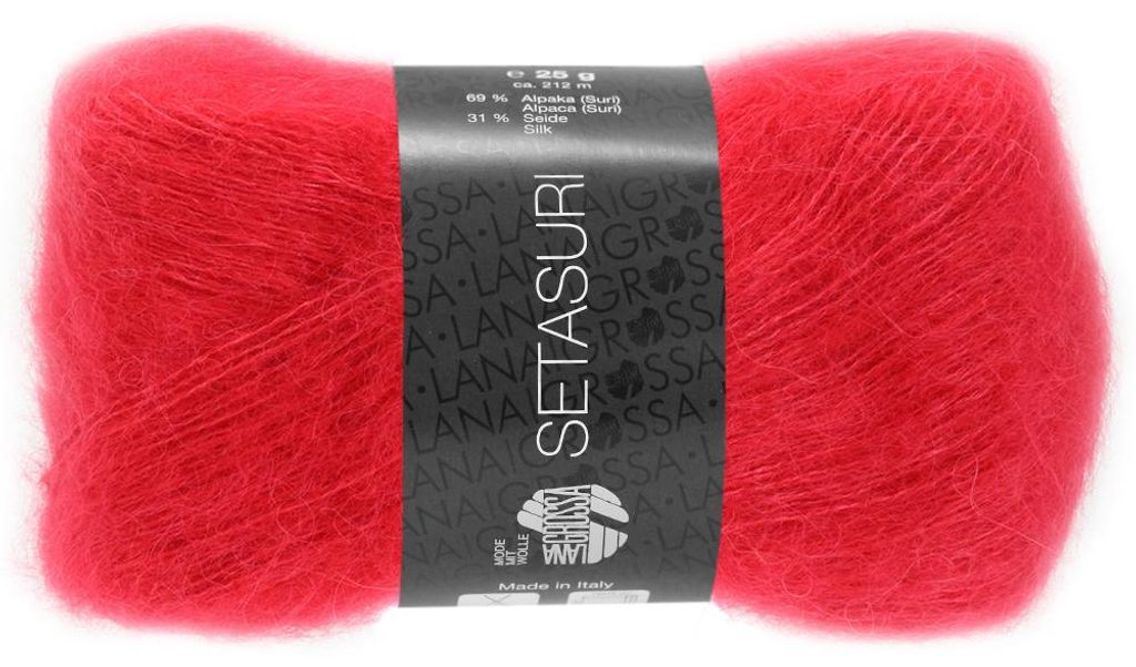 Lana Grossa - Setasuri 0009 rot Produktbild 