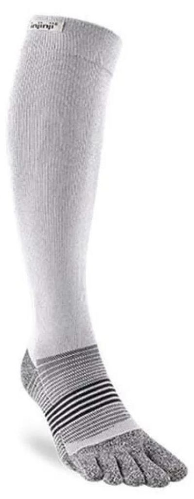 Injinji Compression Over The Calf Socken Grau EU 37-44 Mann Grau EU 37-44