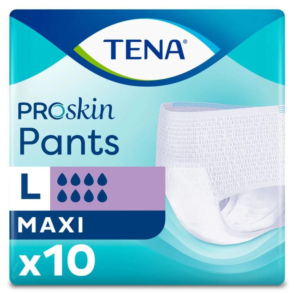 Tena ProSkin Pants Maxi, Größe L (10 Stück) Produktbild 