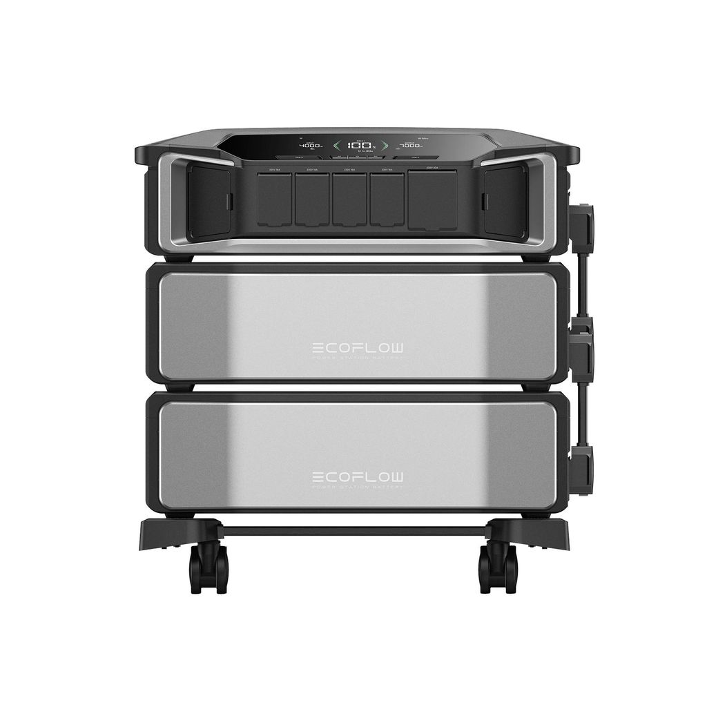 EcoFlow DELTA Pro Ultra Powerstation 12kWh, DELTA Pro Ultra mit 2 Batterien, 6 900 W AC-Ausgang, erweiterbar auf 30 kWh, LFP-Batterie, App-Überwac...