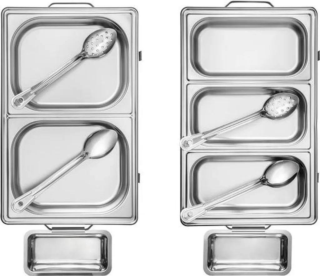 Chauffe-Plat Professionnel Électrique GN 1/1 en Inox - Buffet Restauration