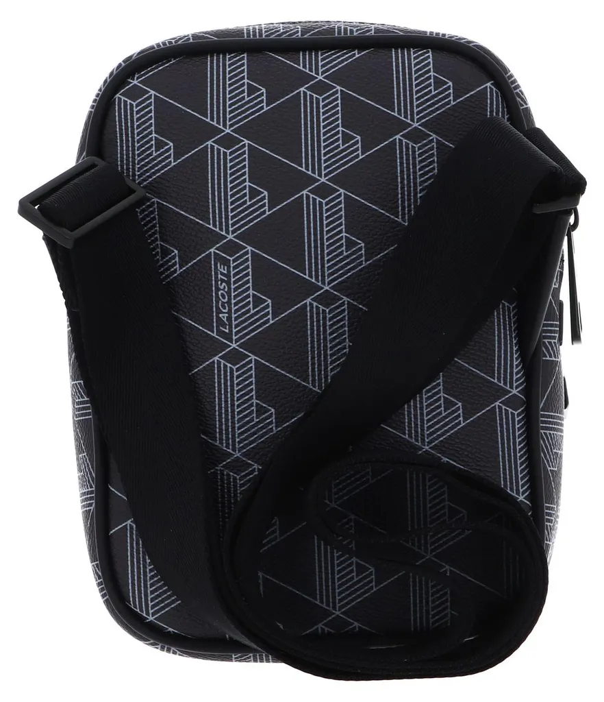 Sacoche Lacoste Mesh Mono Periscope Blue au design chic et décontracté