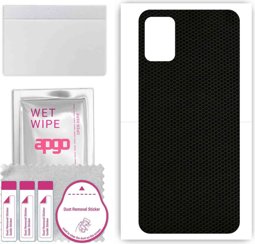 apgo Rückseite Schutzfolie, Skin, kompatibel mit Umidigi Power 5S, Hinten Displayschutzfolie aus Vinylfolie, kratzfest, einfache Montage - Matrix