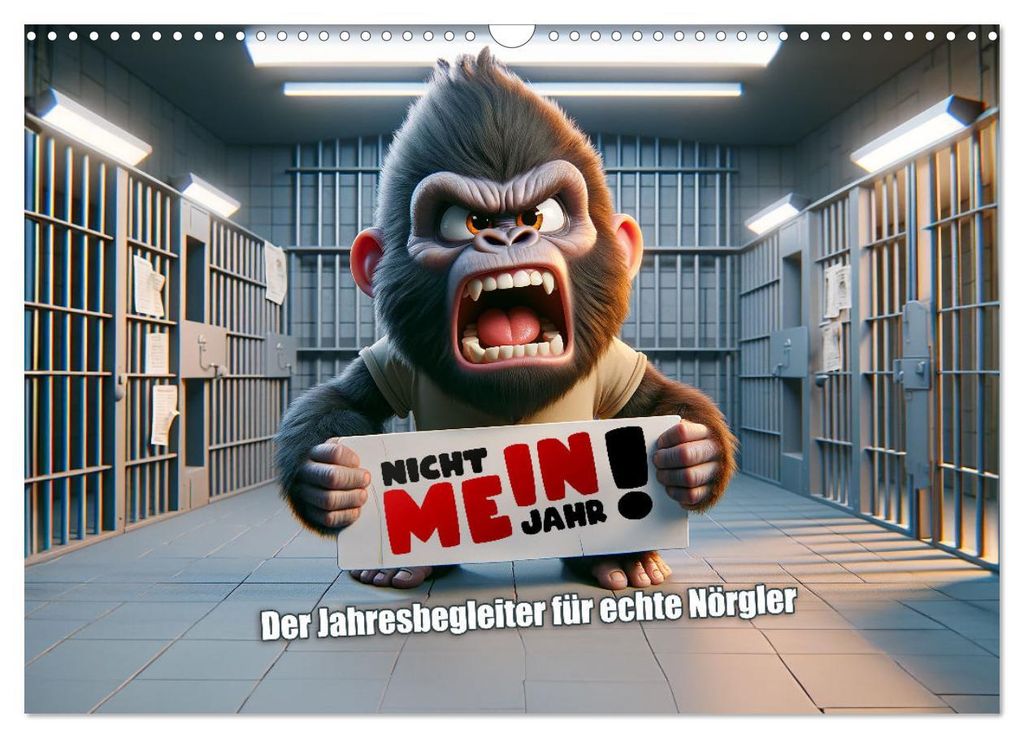 Nicht mein Jahr: Der Jahresbegleiter für echte Nörgler (Wandkalender 2027 DIN A3 quer), CALVENDO Monatskalender