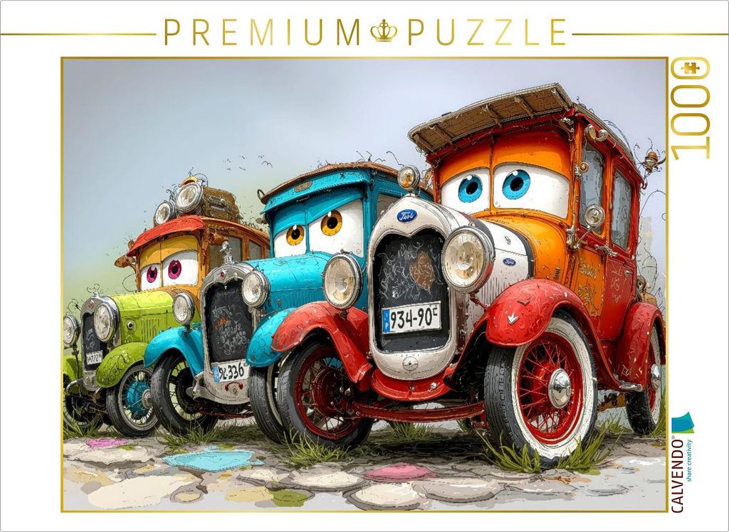 CALVENDO Puzzle Lust auf eine gemütliche Ausfahrt? | 1000 Teile Lege-Größe 64x48cm Foto-Puzzle für glückliche Stunden