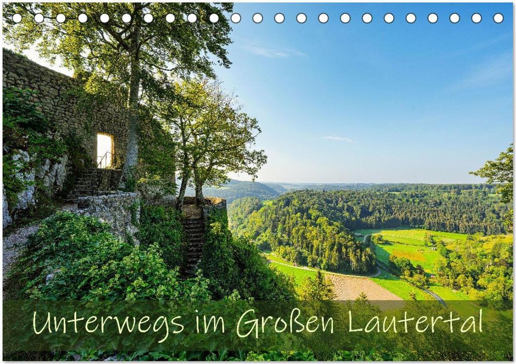 Unterwegs im Großen Lautertal (Tischkalender 2026 DIN A5 quer), CALVENDO Monatskalender