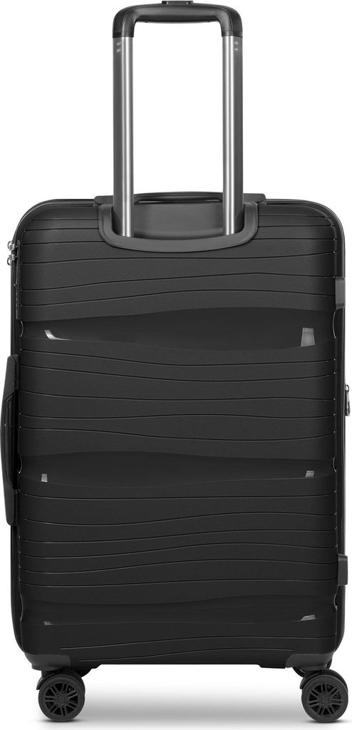 d&n Travel Line 4300-Plus 4 Rollen Trolley M 65 cm mit Dehnfalte