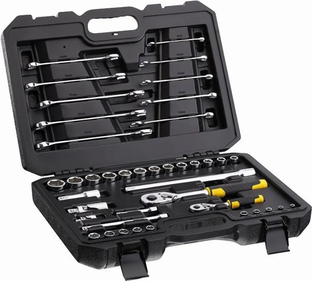 Coffret de douilles 1/4' 1/2' et clés mixtes Stanley STMT82832-1 41 pcs
