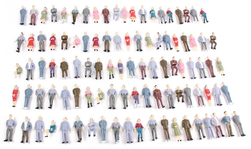 Modellbau Figuren 1:50 | Miniaturfiguren Modellbau (100 Produktbild 