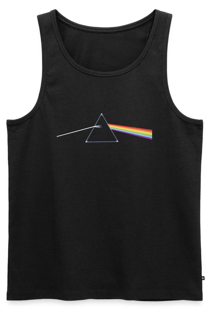 Spreadshirt Pink Floyd The Dark Side Of The Moon Männer Premium Tank Top, 4XL, Schwarz