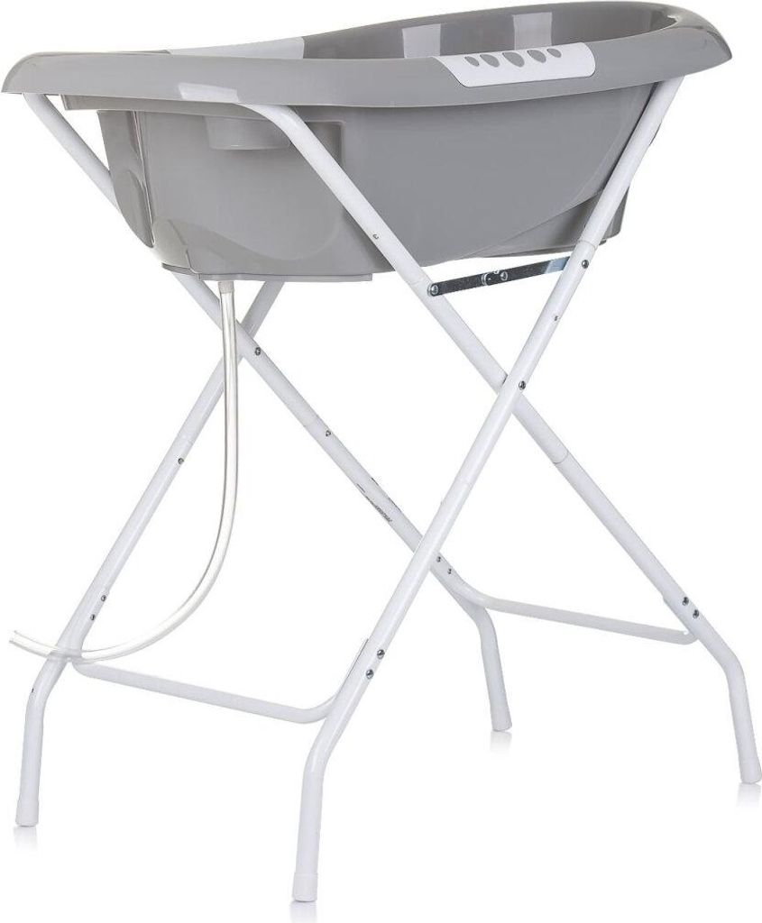 CHIPOLINO Badewanne mit Stä nder Noemi 90cm Grau Produktbild 