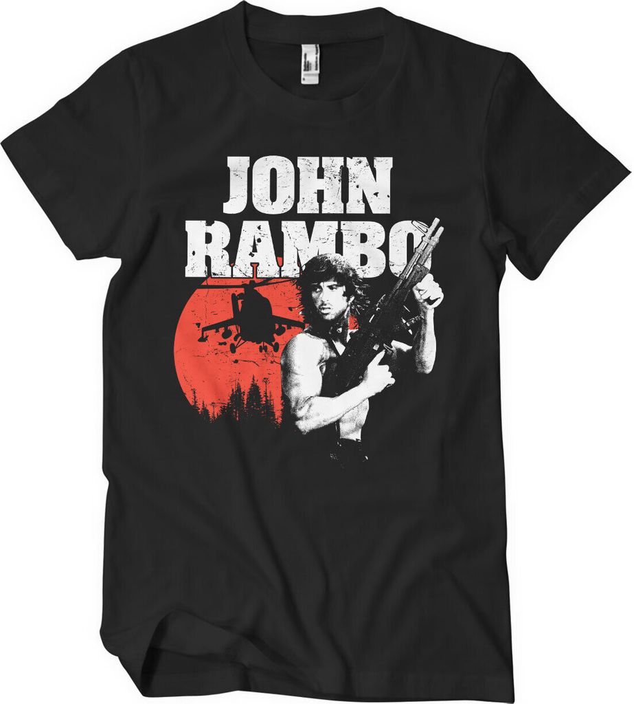 Maglietta John Rambo - Grande - Nero Immagine del prodotto 