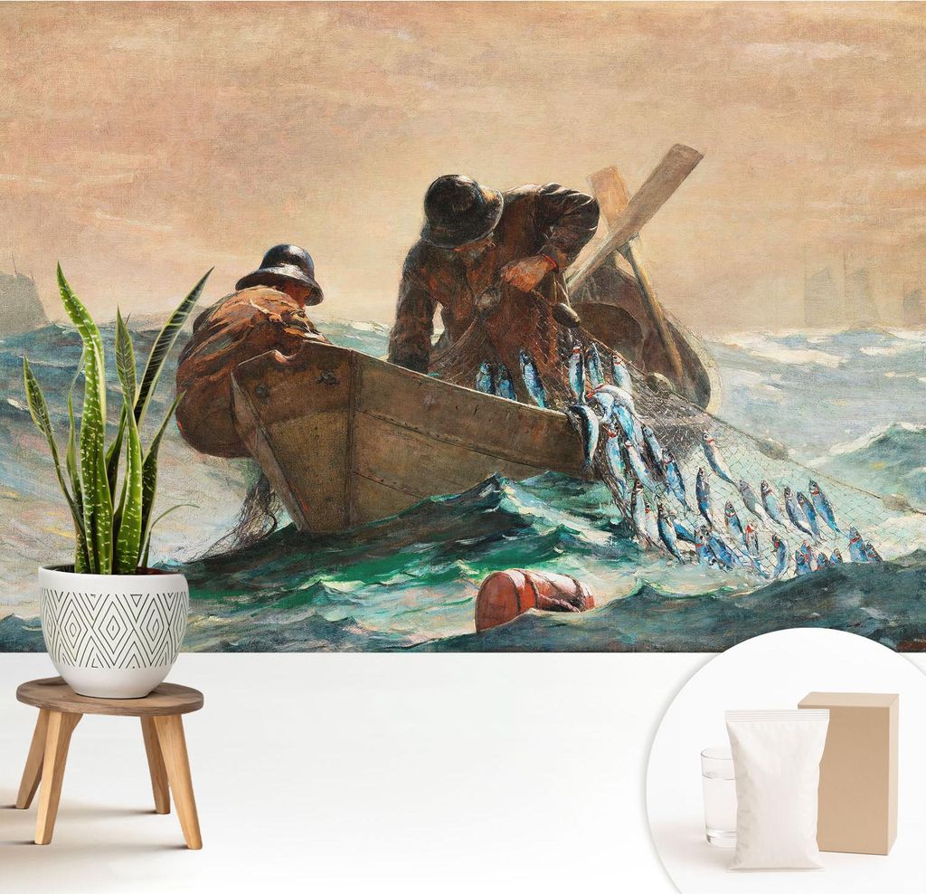 Fototapete - 208x146 cm - Tapete - Wandtapete - Wandbilder - Dekofolie - Tapete Folie - Wand - Dekoration - Wohnzimmer - Seeabenteuer