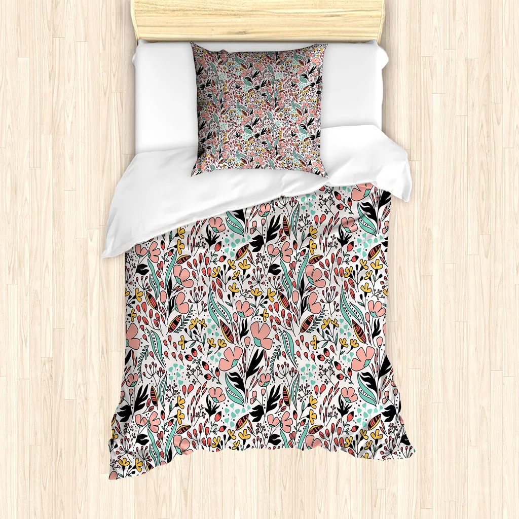 Linge de lit pour allergiques Wildflower 135x200 cm, idéal chambre ami