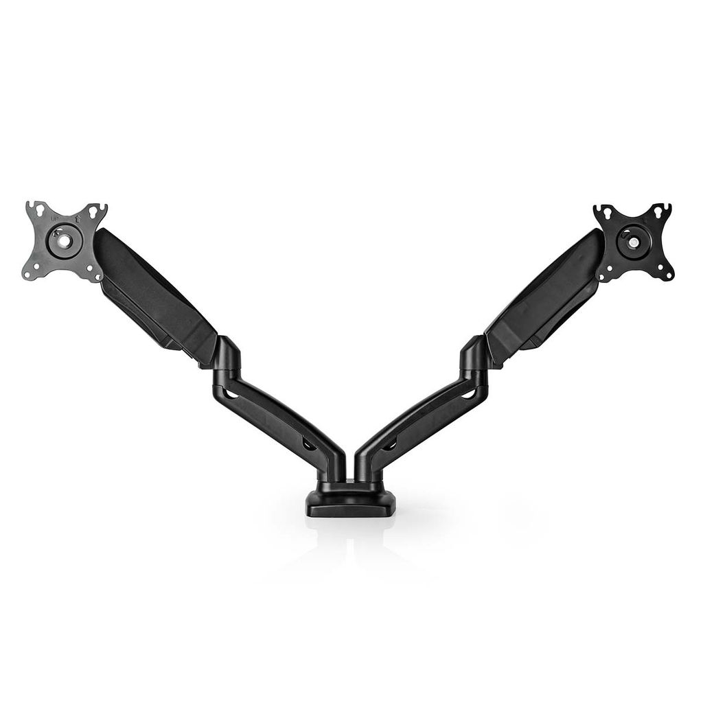Nedis Schreibtisch Monitorhalterung - Gasfeder - 2 Bildschirme - 15 - 32 " - 75x75 / 100x100 - Vollbeweglich